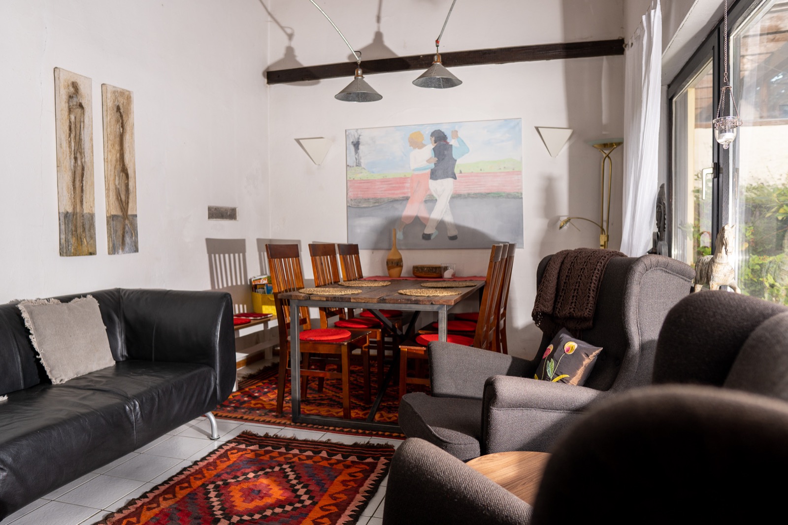 Blick ins Wohnzimmer